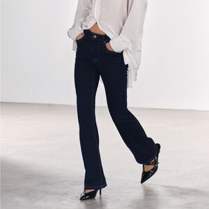 NWT Zara Low Rise Contour Bootcut Jeans ZW Collection